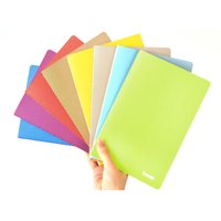 8 Colors A4/A5 Solid Color Notebook Minimalist Portable Notepad Rainbow Sewing Notebook Car Sewing Pocket Notebook