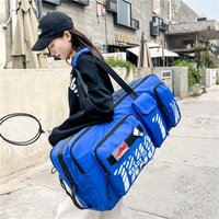 2024 New Badminton Bag Portable Fitness Sports Bag Men's Single Shoulder Slant Cross Training Bag Large Capacity Handheld