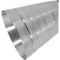 Stainless Steel 75ml Jigger Shot Glass for Accurate Drink Measurements at Parties BBQs and Outdoor Celebrations