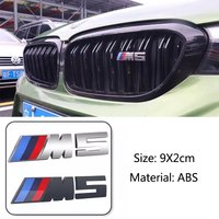 For BMW Performance E60 E36 E90 X2 X1 X3 X5 E46 M3 1Pcs 7.3cm 9cm M Logo 3D ABS Car Styling Front Grille Badge Emblem Accessory