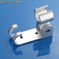 . 1pc/lot Solid Aluminum Wall Mounted Hand Shower Holder Hook Pedestal Bracket In Wall Shower Accessories,YT-5177