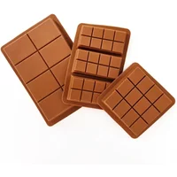 8/12/24 Cells Chocolate Mold DIY Chocolate Bar Silicone Mold for Chocolate Bar Pistachio Candy Bar Mold Handmade Gift