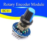 1-10Pcs With Switch Rotary Encoder Module for Arduino Brick Sensor Development Round Audio Rotating Potentiometer Knob Cap EC11