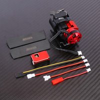 RCAWD TRX4M 2204 2800KV Motor 30A ESC 2-Speed Brushless Gearbox Kit for Traxxas TRX4M 1/18 Transmission Electric Wire Upgrade