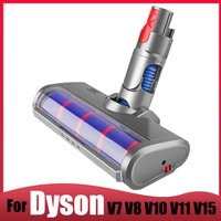 For Dyson V7 V8 V10 V11 V15 Quick Release Soft Roller Cleaning Head, Brush Washable Replacement Parts.