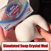 Soap Ball Soft Soap Pressure Ball Fidget Toy Squeezing Ball Round Block Filled ASMR Adult and Children Anti Pressure Toy