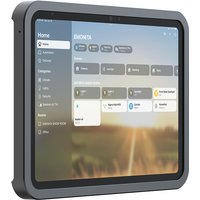 EMONITA iPad Wall Mount Frame for iPad (A16/ 10th gen) 11-Inch Full Tablet Charging Dock Station Wireless Chargers Stand