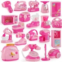 Dollhouse Accessories Sewing Machine Toilet Cleaner Kawaii Furniture Miniature Items Game DIY Birthday Gift Kids Toys