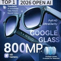 2026 TOP 1 AI for Meta Smart Glasses 8MP Camera Video Recording 100+ Languages Translation Sunglasses Bluetooth Call Music Play