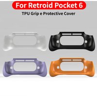 3D Printed Console Grip Case For Retroid Pocket 6 TPU Grip Handle Protective Cover Comfortable Controller Ergonomic Design