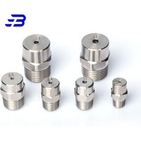1/4" BB Type Low Flow Full Cone Cooling Spray Nozzle, Industrial Stainless Steel Standard Angle Spray Nozzle for Washing