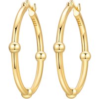 CYCUFF S925 Sterling Silver Golden Simple Geometric Earrings Hoop Earrings Women Jewelry Original Party Trendy Anniversary Gifts
