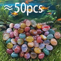 About 50 PCS Natural Rain Flower Stone Stone Decorating Aquariums Fish Tanks Vases It Is the Perfect Gift for Stone Enthusiasts