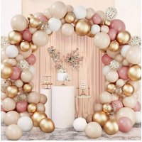 Tender Pink Gold Balloon Garland Arch Kit Wedding Birthday Party Decoration Adult Kids Baby Shower Decor Ballon Wedding Supplies