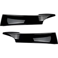 For BMW 1 Series F20 F21 Early M Sport 2012-2014 Gloss Black Carbon Look Car Front Bumper Splitter Lip
