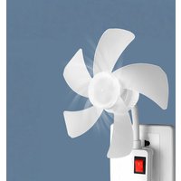 1PC Socket Fan Indoor Ceiling Fan Household 3/5 Blade Socket Fan With Switch Strong Winds Cool And Silent Fan