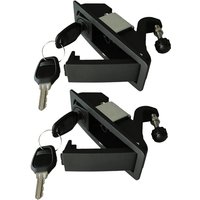 AliExpress NONE 2PCS Compression Latch Lock Trigger Latch Lock Zinc Alloy Adjustable Lever Hand Operated Compression Latch Flush Black