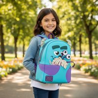 Monsters Mike & Sulley Mini Backpack Pu Leather Backpack Cartoon Lotso Stitch Fashion Cute Girl Bag