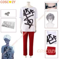 Customized Anime ALIEN STAGE Till Cosplay Costume Wig Shirts Pants Chocker Sticker Ear Studs Stage Idol Party Performance Outfit