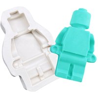 Robot Silicone Mold Sugarcraft Cupcake Baking Mold Fondant Cake Decorating Tools