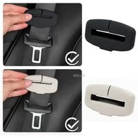 2pcs Universal Seat Belt Buckle Protection Cover Car Seat Belt Buckle Protector Cover Soft Silicone Anti-Collision Case