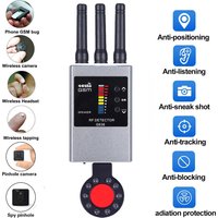 Wireless RF Signal Detector Bug GSM Audio GPS Tracker Mini Camera Finder Camera IR Scanning AI Standby Automatic Detection G638W