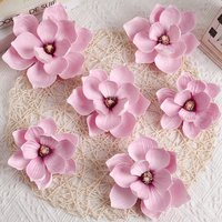 2Pcs Silk Artificial Orchid Flowers 12/15/18CM Large Fake Flower for Home Room Wedding Decoration DIY Wreath Gifts Accessories
