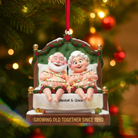 1pc 2D Flat Acrylic Christmas Ornament,Customizable Xmas Decor for Tree, Home, Party, Festive Holiday Hanging Pendant Souvenir