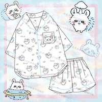 Japanese Flying Mouse Momoka yiji Usagi Cartoon Summer Pajamas Short-sleeved Shorts Home Clothes Set Girl Birthday Gift