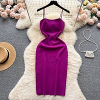 YuooMuoo-Robe de Soirée Chic et Sexy pour Femme, Tenue Streetwear, Design Perlé, Hanches Rondes, Batterie, Basique, Automne
