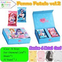 Wholesale 2026 Newest Femme Fatale vol.2 Anime Goddess Card CCG TCG Collectible Blind Box Creative Collection Trendy Toy Art