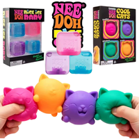 Schylling Nice Cube & Cute Cat Sensory Toys Stress Relieving Blocks Pinching Relieving Puzzle Solving Toys