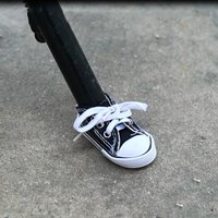 1 Pc Creative Tripod Cover for Motorcycle Bicycle Side Shoe Shape Foot Support Electric Bike Tripod Decor Mini Shoes Key Chain