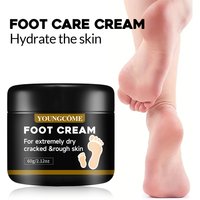 YOUNGCOME Foot Cream for Extremely Dry Cracked Heels & Rough Skin, Intensive Moisturizing Balm, Deep Hydration Softening Foot Ca