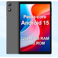 2026 Model 5G Tablet | Android 15.0 OS | Brand New Release | 8GB (3GB+5GB) RAM + 32GB ROM | 6000mAh Battery | Bluetooth/Wi-Fi