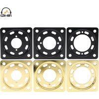 1pc Metal Iron Plate Shock Proof Board Vacuum Tube Socket Mounting Plate For 2A3 300B KT88 EL34 12AX7 Vintage Audio Amplifier