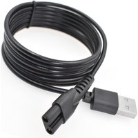Charger Cord Fit for Manscaped Lawn Mower 3.0/2.0 Electric Groin Hair Trimmer Replacement Charging Cable Power Cord Adapter