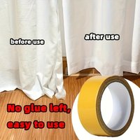 1Roll Fabric Based Hot Melt Double Sided Tape, High Adhesion Residue Free Adhesive for Carpet Splicing,Floor Mat Fixed Use