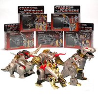 Transformers G1 Reissue Dinobots Set Grimlock Swoop Sludge Slag Snarl Action Figure Model Toy Gift