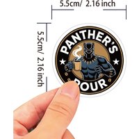 AliExpress BEAST KINGDOM 50 pcs pack Black Panther Disney Sticker Disney PVC Cartoon DIY Decal Decoration for Skateboard Laptop Mobile Phone Bicycle Fun