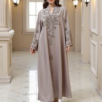Ramadan Abayas Eid Women Dress Dubai Morocco Party Dresses Long Robe Abaya Muslim Jalabiya Rhinestones Kaftan Islam Vestidos