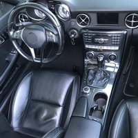 For Mercedes Benz SLK R172 2011-2016 Interior Central Control Panel Door Handle Stickers Decals Car Styling Accessorie