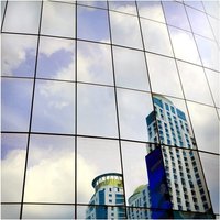 5% VLT Daytime Mirror Privacy Window Film Heat Control Static Cling Removable UV Protection for Home Office Glass