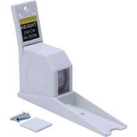 200cm Stadiometer Wall Mounted Height Meter Growth Ruler with Wall Plate Compact Body Measuring Tool for Adult Children
