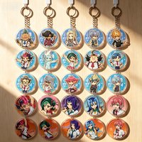 Anime Yu-Gi-Oh! ZEXAL Yuma Tsukumo circle Acrylic Pendant Keychains bag decorations Gifts For Friends