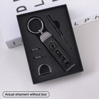 2026 High Grade Alloy Leather Key Chain Rings Keychain For Opel Corsa D Astra Insignia Mokka Adam Combo OPC Vauxhall Vectra H G