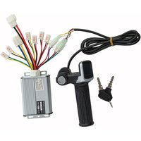 Electric Bike Bicycle Scooter Accessories Motor Brushed Controller & Throttle Twist Grip 24V 36V 48V 250W 350W 500W 1000W