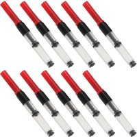 10Pcs Universal Fountain Pen Ink Converter 2.6mm Precision Fit Twist Mechanism Easy Refill Waste Reduction Portable for Office