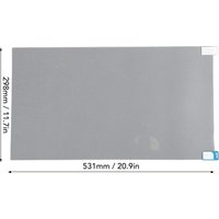 Anti-Blaulicht-Displayschutzfilter, blaues Licht blockierender Displayschutz, 16:9, reduziert die Belastung der Augen für 24-Zoll-PC-LED-Monitore