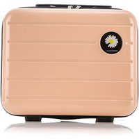 Khaki/White/Green/Yellow/Black 14 Inch Cosmetic Bag Small Women Travel Suitcase Luggage Compressive Material Size:31-15-25cm
